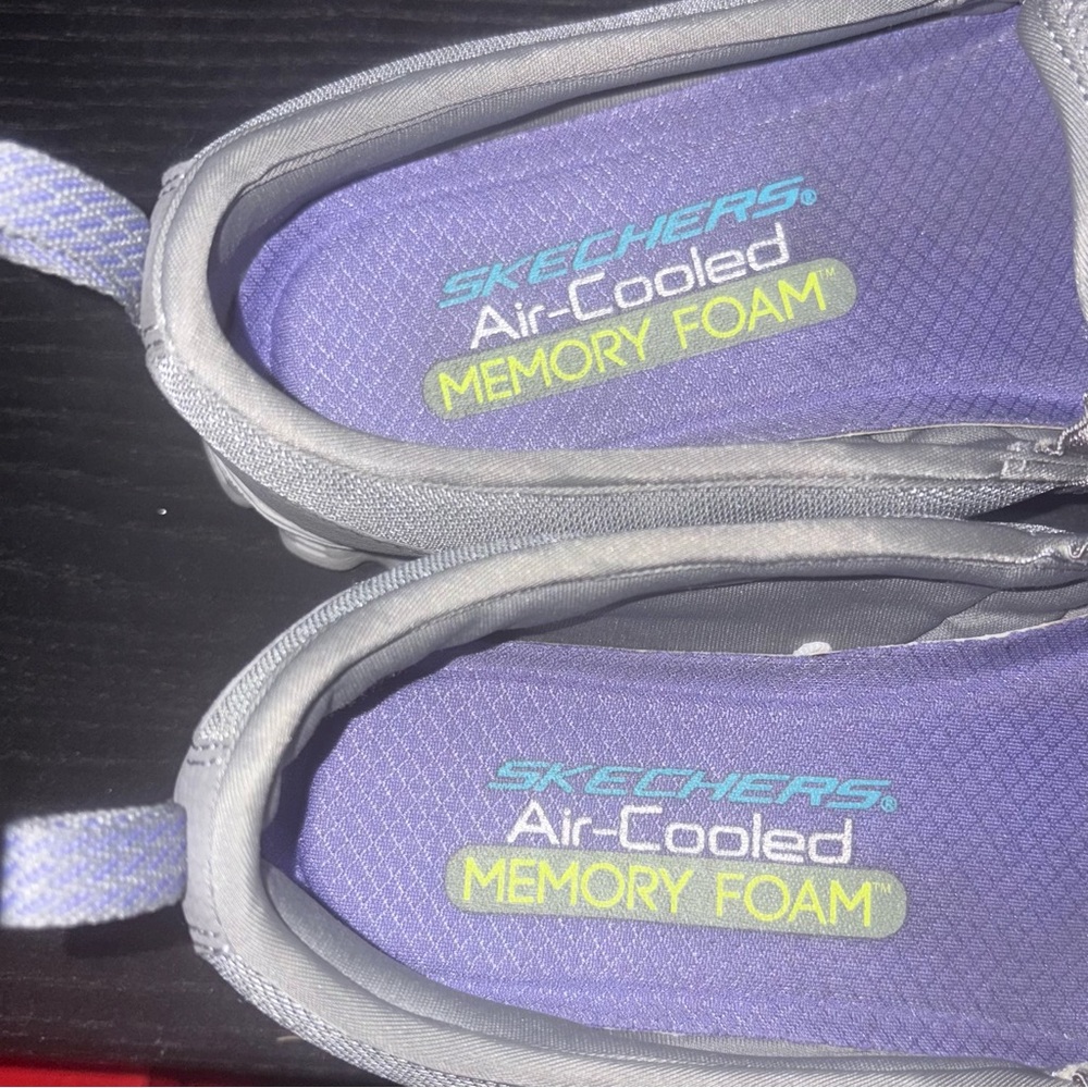 Skechers Womens Memory Foam EZ Flex 2 Good Cheer Sneaker - Picture 7 of 8